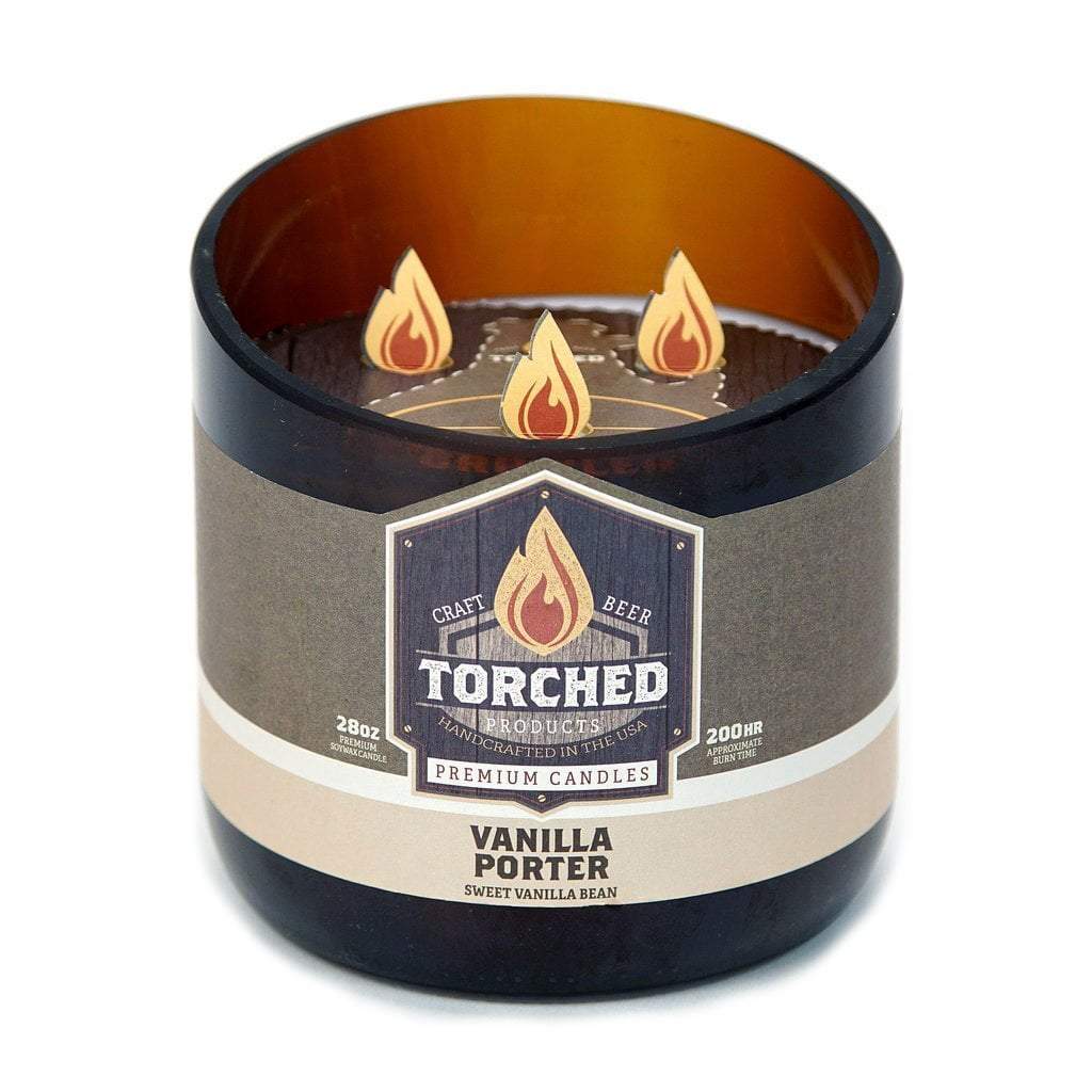 Torched Products Beer Candles Growler 28 oz Vanilla Porter Beer Candle
