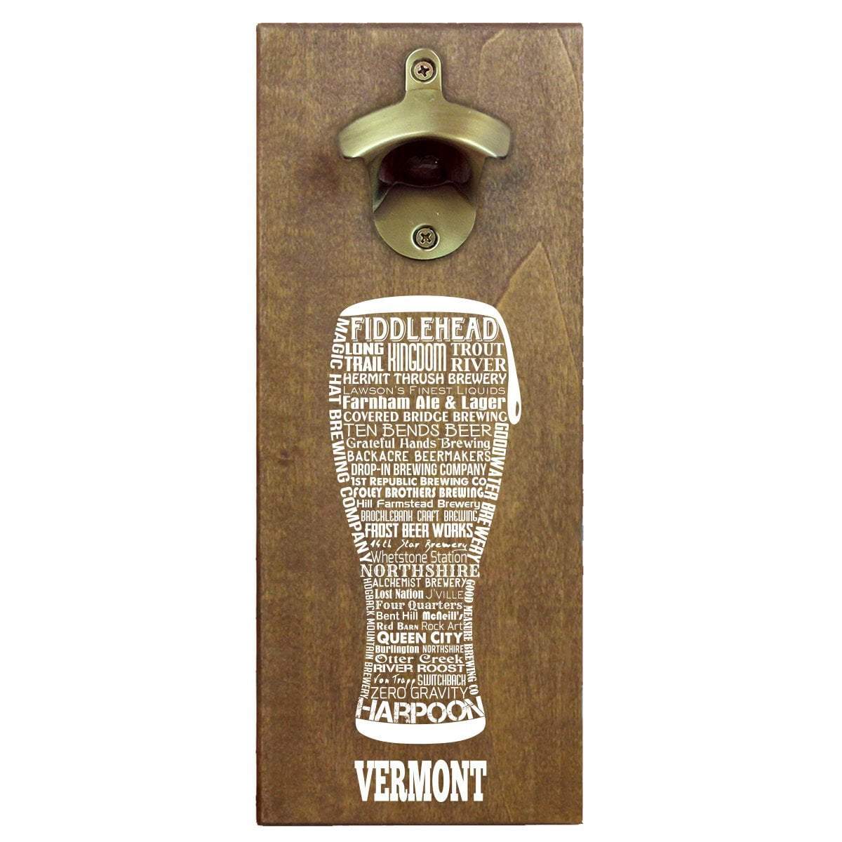 Torched Products Bottle Opener Default Title Vermont Craft Beer Typography Cap Catching Magnetic Bottle Opener (789189197941)