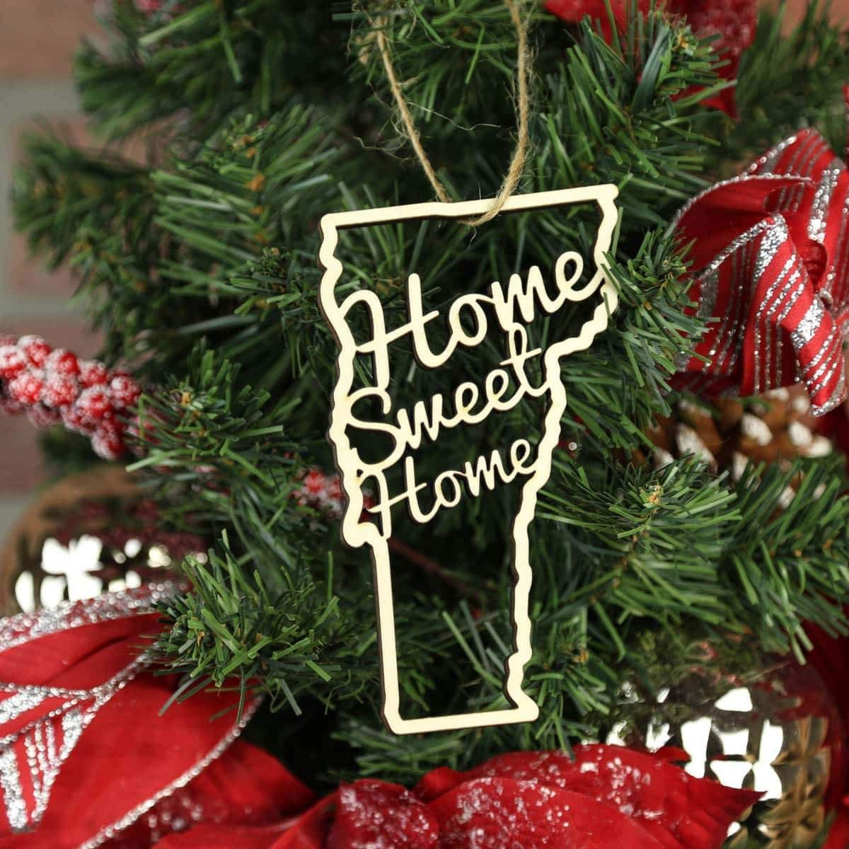 Torched Products Ornaments Vermont Home Sweet Home Ornaments (781223264373)