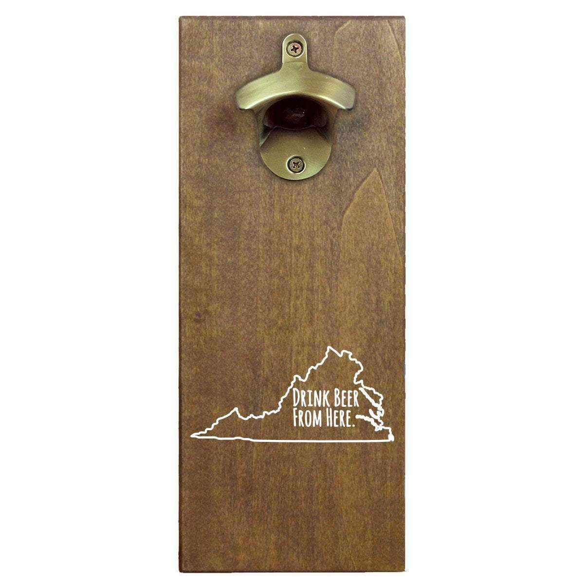 Torched Products Bottle Opener Default Title Virginia Drink Beer From Here Cap Catching Magnetic Bottle Opener (781501857909)