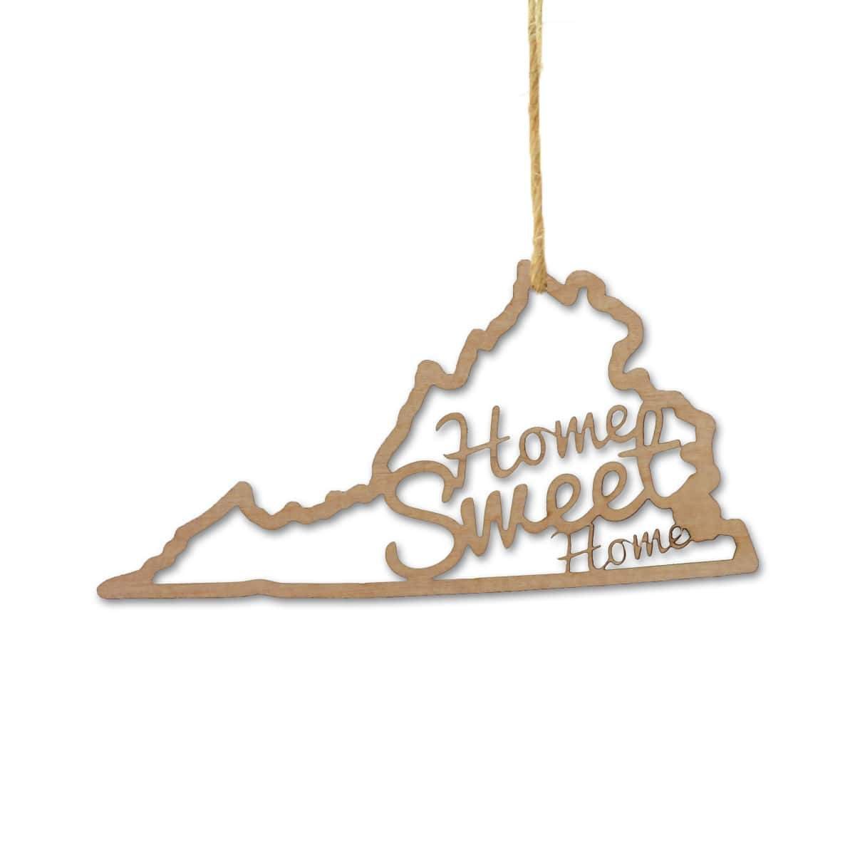 Torched Products Ornaments Virginia Home Sweet Home Ornaments (781223460981)