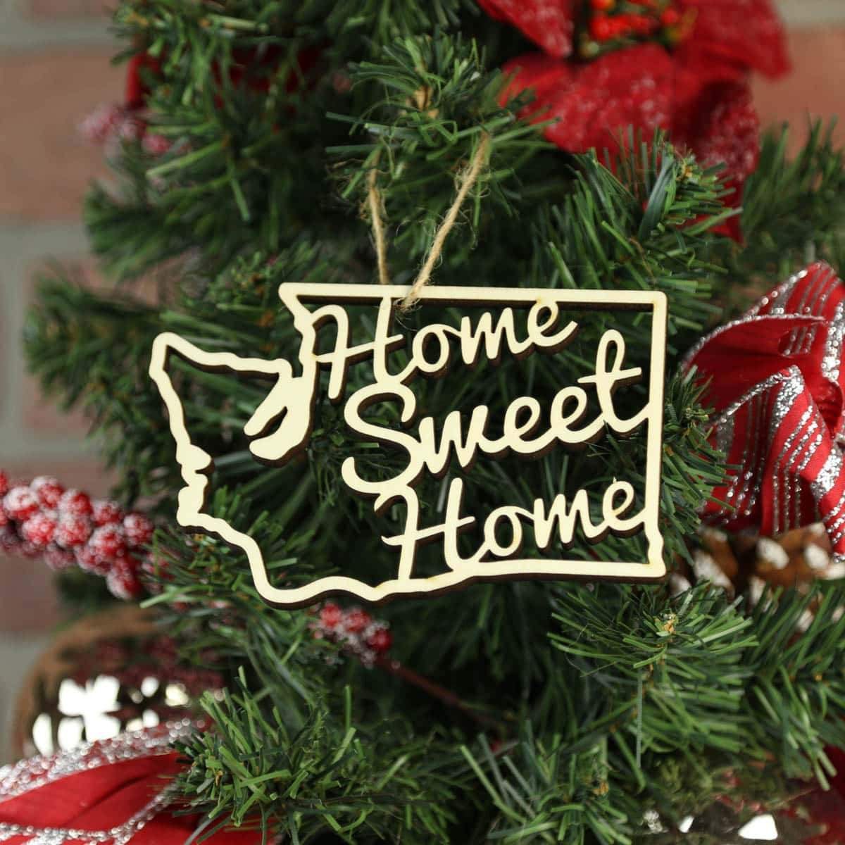 Torched Products Ornaments Washington Home Sweet Home Ornaments (781223821429)
