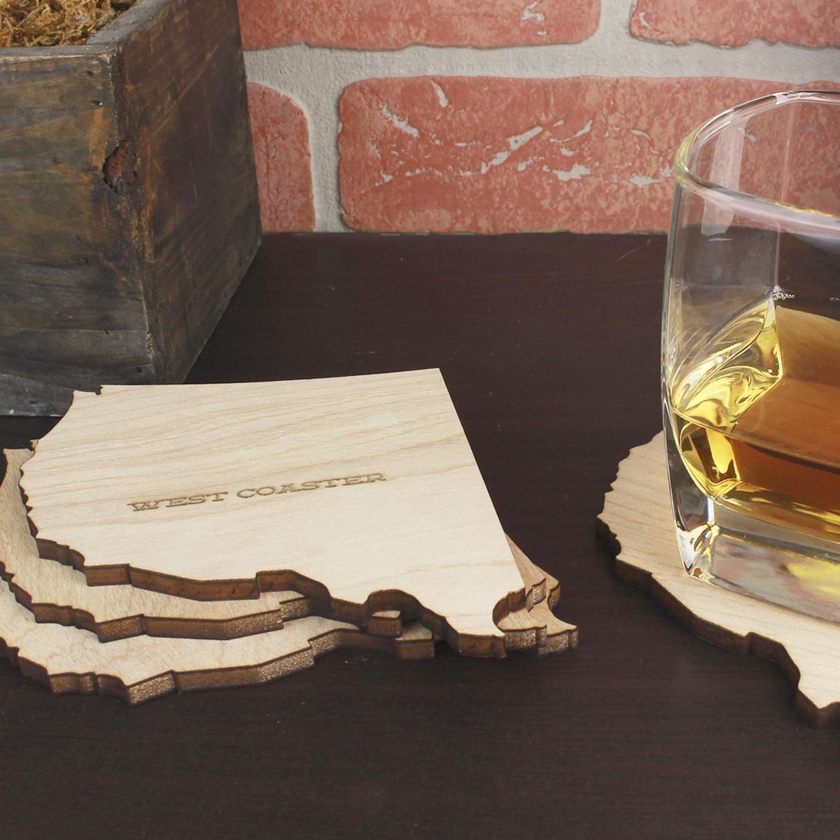 Torched Products Coasters West Coaster Wood Coaster