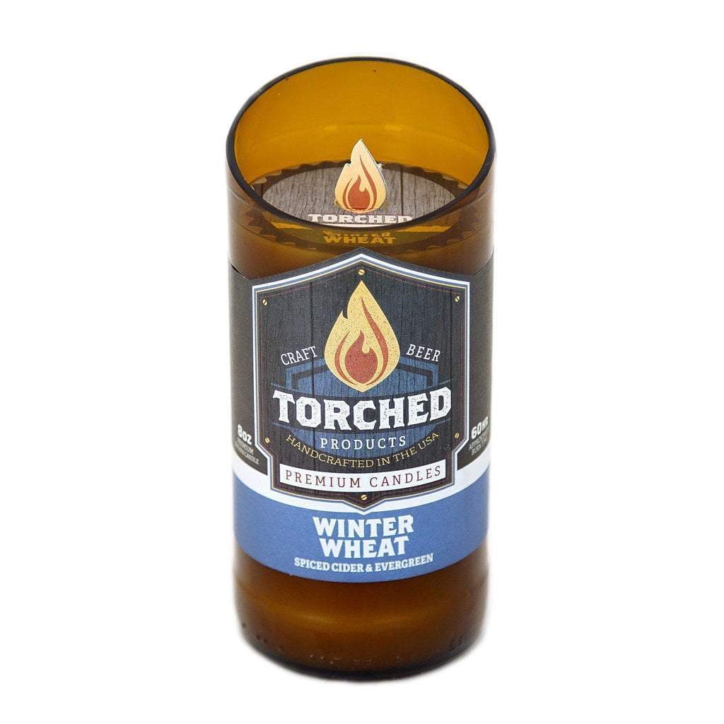 Torched Products Beer Candles Beer Bottle 8 oz Winter Wheat Beer Candle