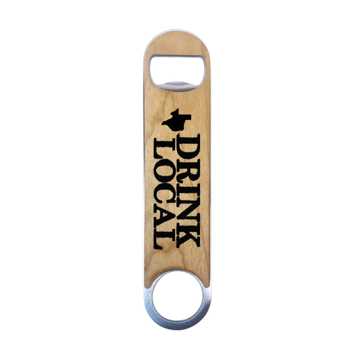 Torched Products Bottle Opener Texas Wood Speed Bottle Opener - Drink Local