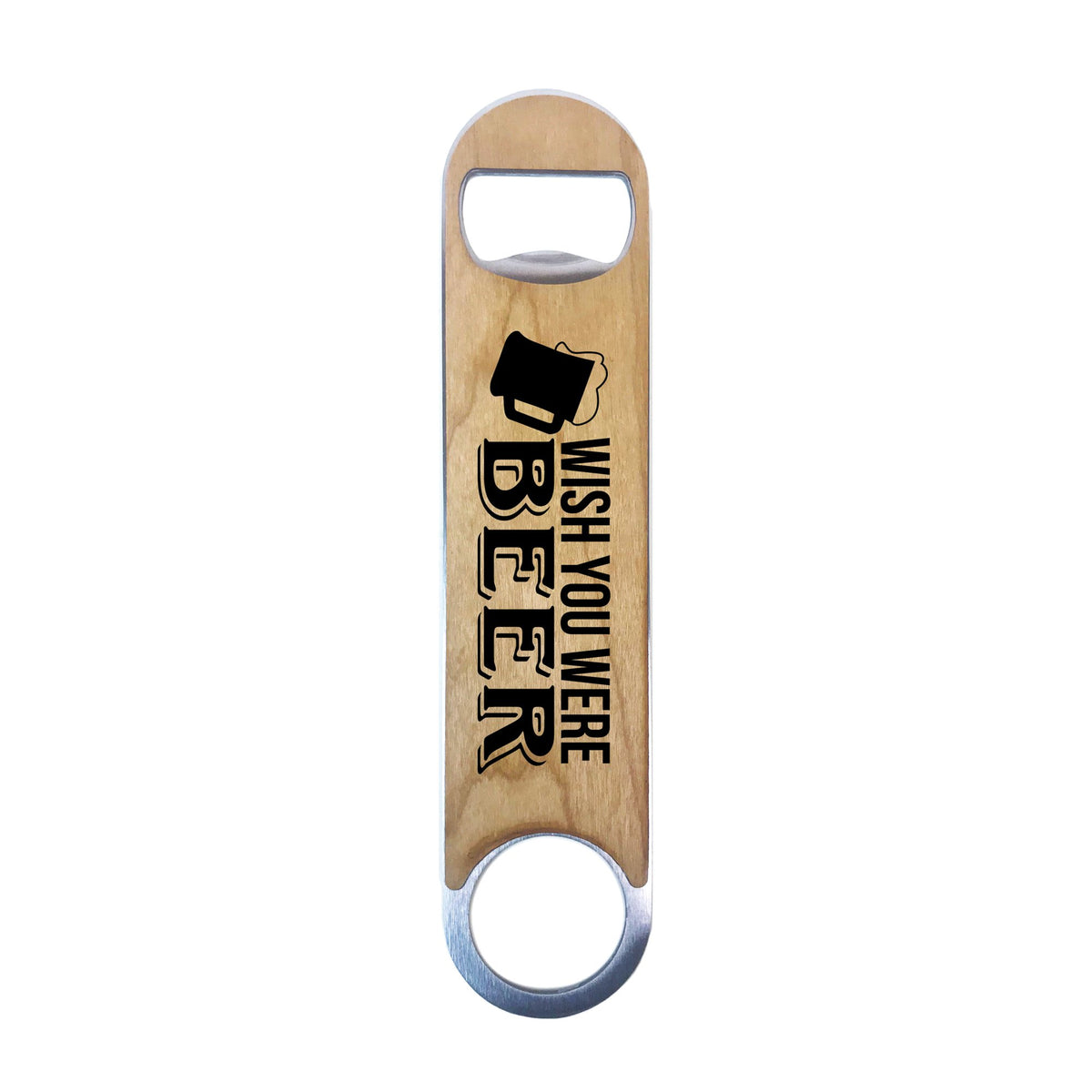 Torched Products Bottle Opener Wood Speed Bottle Opener (Wish You Were Beer)