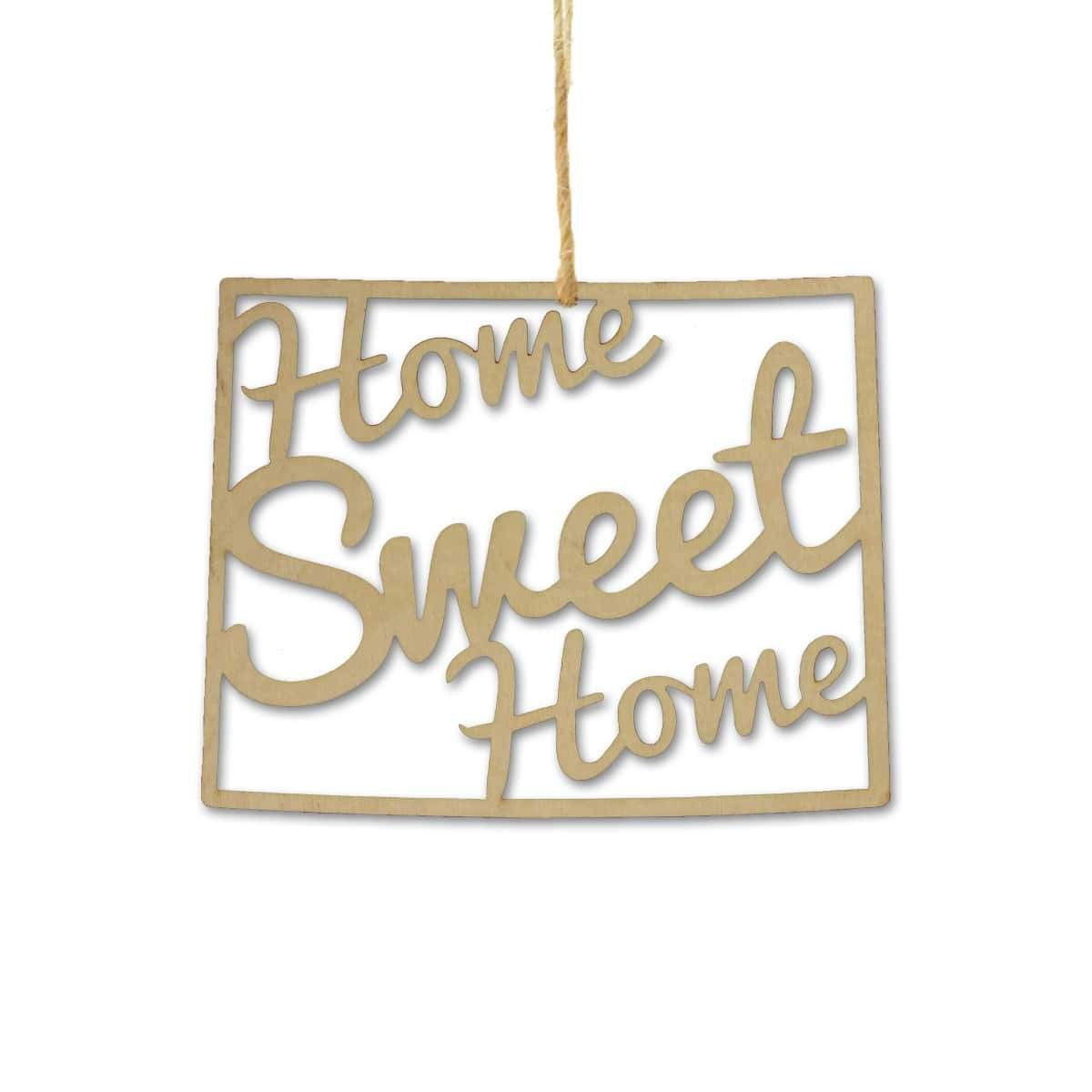 Torched Products Ornaments Wyoming Home Sweet Home Ornaments (781224345717)